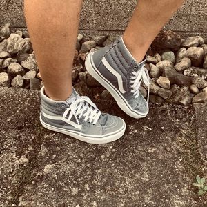 Grey High Top Vans